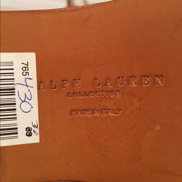 RALPH LAUREN COLLECTION Platform Sandals Italy NEW - Picture 3 of 8